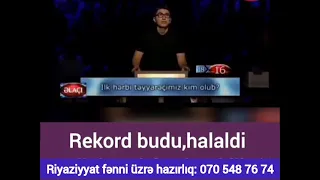 ƏLaÇı verlişinin rekordçusu...