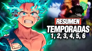 🔴 Todo My Hero Academia al Detalle en 1 VIDEO | Resumen Completo T1,2,3,4,5,6