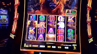 Buffalo Link slot machine @ $5 Bets - HUGE Hold & Spin Bonus Feature win
