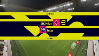 EFOOTBALL 2023 - MILAN AC VS INTER | SERIE A | Full Match PS5 Gameplay | 4K