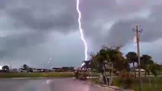 Lightning Strikes - Scary and Beautiful