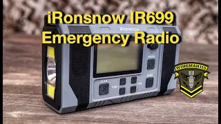 Must Have Emergency Communications Preparedness Kit -  iRonsnow IR688 10,000mAH Emergency Radio
