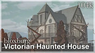 Bloxburg - Victorian Haunted House Speedbuild (exterior)