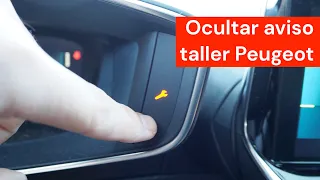 Cómo quitar aviso taller Peugeot 208 eléctrico