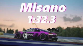 Misano Hotlap + SETUP | 1:32.3 | Audi R8 LMS EVO II GT3 | Assetto Corsa Competizione v1.8.19