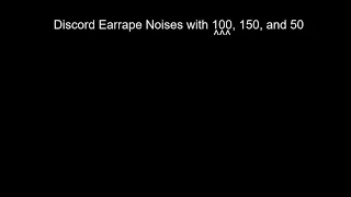 Discord Earrape Messages Noise Remake