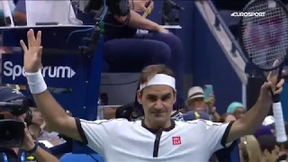 Роджер Федерер — Дамир Джумхур. US Open-2019. Обзор матча