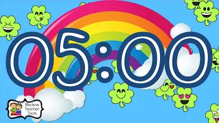 5 Minute Shamrock Emoji Countdown Timer