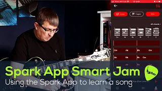 How I use the SPARK AMP's Application to help me to LOOP sections and LEARN NEW SONGS.