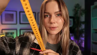 ASMR Relaxing Tailoring Services RP.  (Measuring & Taking Notes) ~ Soft Spoken