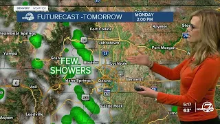 Denver weather: Rain and cooler temps  to start the week