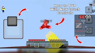 How to PVP With New Touch Controls | Minecraft PE 1.20+