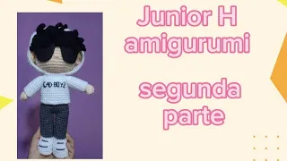 Junior H amigurumi #amigurumi #juniorh segunda parte (cuerpo y cabeza)