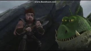 RttE S4 [scene] : Dagur got new friend, meet Mr. Triple Stryke!