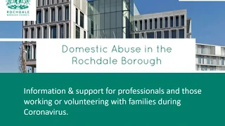 Domestic abuse awareness training for professionals