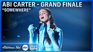 Abi Carter Sings "Somewhere" from West Side Story As A Tribute To Indio - American Idol 2024