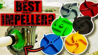 Testing Different Water Pump IMPELLERS - Which One PERFORMS THE BEST?  [REMAKE]