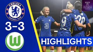 Chelsea 3-3 VfL Wolfsburg | Harder Scores Injury Time Goal In 6 Goal Thriller | Champions League