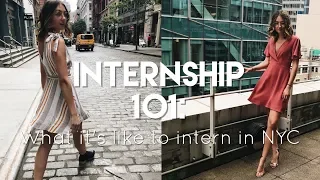 HOW TO GET AN INTERNSHIP IN NYC | with Adrienne Hill!!