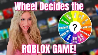 Wheel Decides What ROBLOX Game We PLAY!