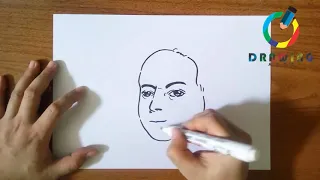 How to Draw John Adams in 5 MINUTES | كيفية رسم جون ادامز