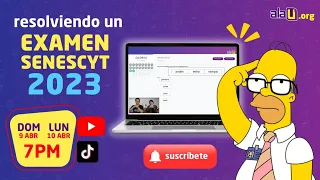 Simulador SENESCYT 2023: Clases en Vivo para Resolver 160 Preguntas