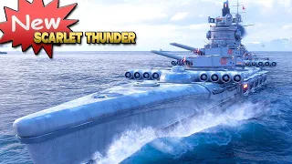 NEW battleship "Scarlet Thunder" first impressions - World of Warships
