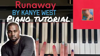 Runaway by Kanye West - Easy Piano Tutorial (Westworld Version)