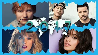 United World Chart Number Ones of 2017