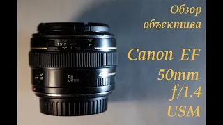 Обзор объектива Canon EF 50mm f/1.4 USM