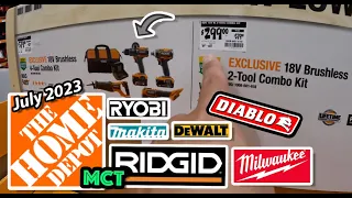 Milwaukee, Makita, Dewalt, Ryobi, Ridgid Tool sales at HOME DEPOT!