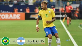 BRAZIL 1-0 ARGENTINA. 16/10/2018. GOAL and Extended Highlight. HD