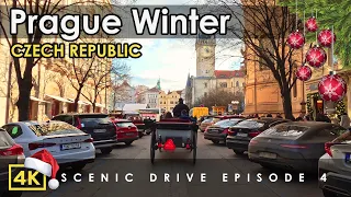 Driving in Prague, Czechia - the Heart of Europe - 4K City Drive