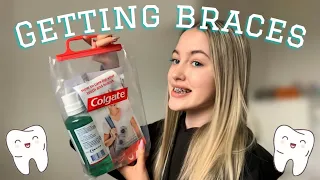 BRACES VLOG, getting BRACES for the FIRST time!🦷