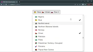 HTML Select Country Dropdown List With Flags