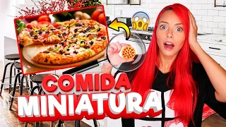 24 HORAS COMIENDO comida MINIATURA🍳🍔 Pasé MUCHA HAMBRE!!😭 | Jenny Devil😈