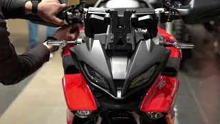 unboxing YAMAHA Tracer 9 Red color 2023