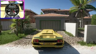 Lamborghini Diablo SV 1997 | Forza Horizon 5  Steering Wheel Gameplay | Logitech G29