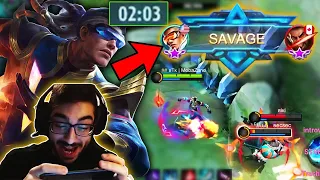 My FASTEST SAVAGE EVER!! | Mobile Legends | MobaZane