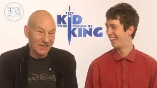 Sir Patrick Stewart & Angus Imrie on playing Merlin in The Kid Who Would Be King