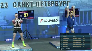 Russian KB Champ 2023. JERK, bw 73 kg