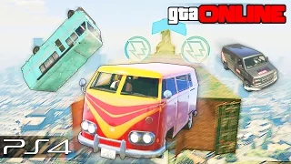 GTA 5 Online (PS4) - Летающие Фургоны! #103