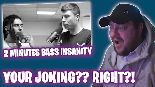 YOUR JOKING?! D-LOW x TOMAZACRE | 2 MINUTES BASS INSANITY [REACTION!!!]