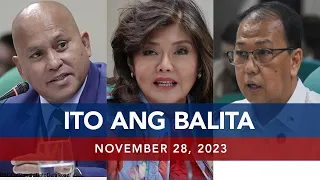 UNTV: Ito Ang Balita | November 28, 2023