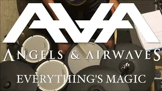 Angels & Airwaves. Everything's Magic. Subs ESP. (Drum cover)