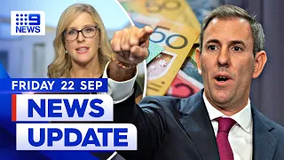 Treasurer announces 'biggest surplus ever' | 9 News Australia