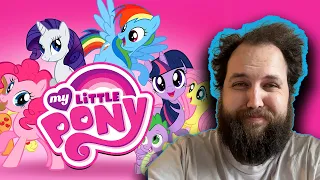 Бэбэй смотрит мультсериал My Little Pony