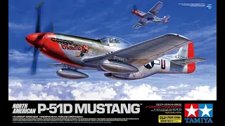 Tamiya : North American P-51D Mustang 1/32 Scale : In Box Review
