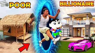 GTA 5 : Shinchan & Pinchan Travel To Billionaire World Through Portal in GTA 5 ! (GTA 5 mods)