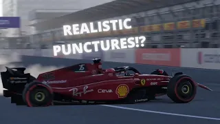 REALISTIC PUNCTURE CRASH!?(F122)!